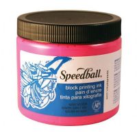 Speedball 3710 Water Soluble Block Printing Ink 16 oz Magenta; Dries to a rich, satiny finish; Easy clean up with water; Super for all printing surfaces including linoleum, wood, Flexible Printing Plate, Speedy-Cut, Speedy Stamp blocks, and Polyprint; Excellent for use in schools and at home; Ink conforms to ASTMD-4236; 16 oz; Magenta; Shipping Weight 1.80 lbs; Shipping Dimensions 3.62 x 3.62 x 3.50 inches; UPC 651032037108 (SPEEDBALL3710 SPEEDBALL-3710 INK PRINTMAKING) 
