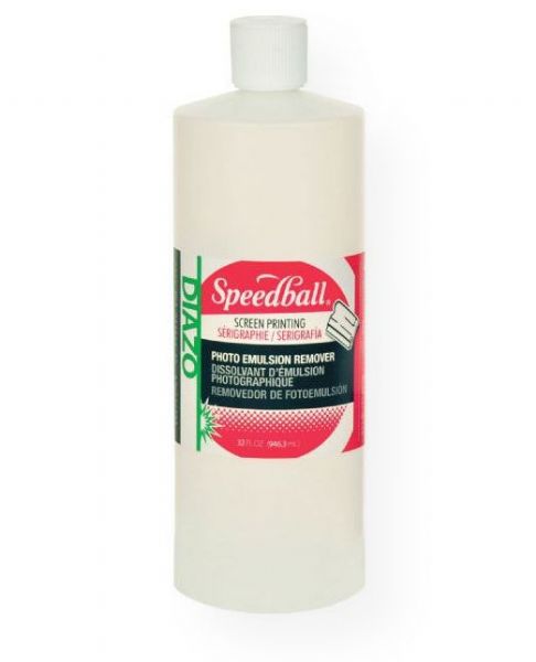 Speedball 4558 Photo Emulsion Remover 32 oz; Removes emulsion-coating from screen with minimal cleaning effort; 32 oz; Shipping Weight 2.40 lbs; Shipping Dimensions 3.12 x 3.12 x 9.50 inches; UPC 651032045585 (SPEEDBALL4558 SPEEDBALL-4558 SCREEN PRINTING MEDIUM)