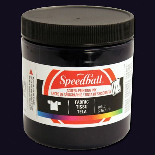 Speedball 4566 Fabric Screen Printing Ink Denim, 8 oz; Brilliant colors, including process colors, for use on cotton, polyester, blends, linen, rayon, and other synthetic fibers; NOT for use on nylon; Also works great on paper and cardboard; Wash-fast when properly heatset; Non-flammable, contains no solvents or offensive smell; AP non-toxic; Conforms to ASTM D-4236; UPC 651032045660 (SPEEDBALL 4566 ALVIN 8oz DENIM)
