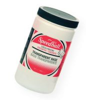 Speedball 4577 Fabric/Acrylic Transparent Base 32 oz; Designed to create a transparent color; Not to exceed 10-15% quantity added to the ink; 32 oz; Shipping Weight 2.28 lb; Shipping Dimensions 3.75 x 3.75 x 6.75 in; UPC 651032045776 (SPEEDBALL4577 SPEEDBALL-4577 ARTWORK CRAFTS) 