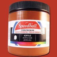 Speedball 4636 Acrylic Screen Printing Brown, 8 oz; Brilliant colors for use on paper, wood, and cardboard; Cleans up easily with water; Non-flammable, contains no solvents; AP non-toxic, conforms to ASTM D-4236; Can be screen printed or painted on with a brush; Archival qualities; 8 oz. Brown; Dimensions 2.88" x 2.88" x 3.25"; Weight 0.84 lbs; UPC 651032046360 (SPEEDBALL 4636 ALVIN 8oz BROWN) 