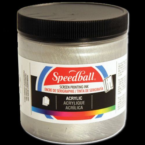 Speedball 4637 Acrylic Screen Printing Black, 8 oz; Brilliant colors for use on paper, wood, and cardboard; Cleans up easily with water; Non-flammable, contains no solvents; AP non-toxic, conforms to ASTM D-4236; Can be screen printed or painted on with a brush; Archival qualities; 8 oz. Black; Dimensions 2.88