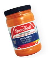 Speedball 4829 Opaque Fabric Screen Printing Ink Sherbet; Iridescent opaque colors; Ideal for use on dark fabrics, paper, or cardboard; NOT for use on nylon; Wash-fast when properly heat-set; Nonflammable, contains no solvents or offensive smell; AP non-toxic; Conforms to ASTM D-4236; Can be screen printed or painted on with a brush; Archival qualities; 32 oz; Shipping Weight 2.3 lb; Shipping Dimensions 3.38 x 3.38 x 6.12 in; UPC 651032048296 (SPEEDBALL4829 SPEEDBALL-4829 SCREEN PRINTING) 
