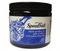 Speedball H3700 Water Soluble Block Printing Ink 16 oz Black; Dries to a rich, satiny finish; Easy clean up with water; Super for all printing surfaces including linoleum, wood, Flexible printing plate, Speedy cut, Speedy stamp blocks, and Polyprint; Excellent for use in schools and at home; Ink conforms to ASTMD-4236; Dimensions 3.62 x 3.62 x 3.50 inches; Weight 1.80 lbs; UPC 651032037009 (SPEEDBALLH3700 SPEEDBALL-H3700 SPEED-BALL INK PRINTMAKING) 