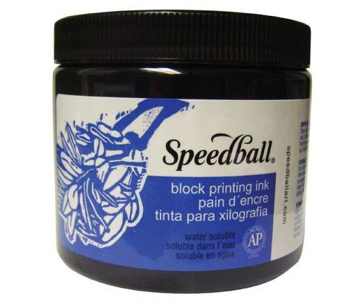 Speedball H3700 Water Soluble Block Printing Ink 16 oz Black; Dries to a rich, satiny finish; Easy clean up with water; Super for all printing surfaces including linoleum, wood, Flexible printing plate, Speedy cut, Speedy stamp blocks, and Polyprint; Excellent for use in schools and at home; Ink conforms to ASTMD-4236; Dimensions 3.62 x 3.62 x 3.50 inches; Weight 1.80 lbs; UPC 651032037009 (SPEEDBALLH3700 SPEEDBALL-H3700 SPEED-BALL INK PRINTMAKING)