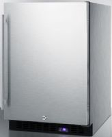 Summit SPFF51OSCSS Frost-free Outdoor All-freezer for Built-in or Freestanding Use in Complete Stainless Steel, 4.72 cu.ft. Capacity, Reversible door, RHD Right Hand Door Swing, Weatherproof design, Digital thermostat, Recessed LED light, Adjustable shelves, Factory installed lock, Professional handle, Interior and Exterior Fan (SP-FF51OSCSS SPF-F51OSCSS SPFF-51OSCSS SPFF 51OSCSS SPFF51OS SPFF51) 