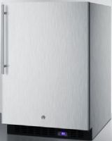 Summit SPFF51OSCSSHV Frost-free Outdoor All-freezer for Built-in or Freestanding Use in Complete Stainless Steel, 4.72 cu.ft. Capacity, RHD Right Hand Door Swing, Weatherproof design, Digital thermostat, Recessed LED light, Adjustable shelves, Factory installed lock, Professional thin vertical handle (SPF-F51OSCSSHV SPFF-51OSCSSHV SPFF 51OSCSSHV SPFF51OSCSS SPFF51OS SPFF51) 