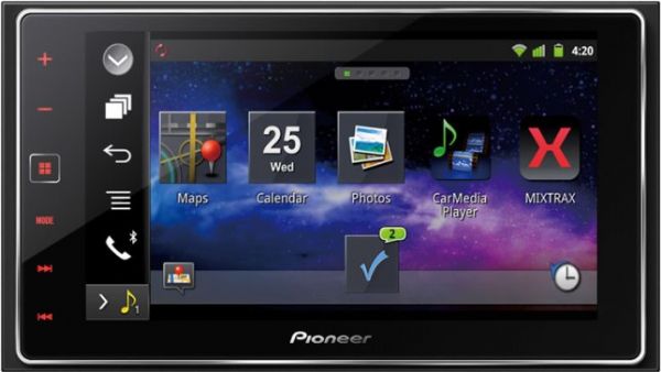 Pioneer SPH-DA120 APPRADIO 4; 6.2-Inch capacitive touchscreen display, Built-in Bluetooth for hands-free calling and audio streaming, Fits double-DIN (4-Inch-tall) dash openings, Apple CarPlay (compatible with iPhone 5 or later), AppRadio Mode Functionality for iPhone and Android Phones, MirrorLink, Siri Eyes Free Compatible; UPC 884938248068 (SPHDA120 SPH-DA120)
