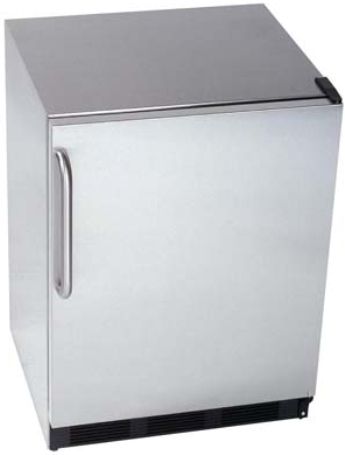 Summit SPR7-OS Built-in Outdoor Refrigerator, 5.5 Cu. Ft. Capacity, Automatic Defrost, Stainless Steel, 24