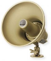 Bogen SPT15A Horn Loudspeaker with Transformer 70 Volt for Indoor and Outdoor; Mocha; High intelligibility and efficiency, ideal for both one way and talk back applications; Weatherproof, all metal construction; 15 watts; 25 or 70 Volt operation; Tap settings for 70 Volt: 15, 7.5, 3.8, 1.8, 0.9 Watts, for 25 Volt: 15, 7.5, 1.8, 0.94, 0.46 Watts; UPC 765368360332 (SPT15A SPT-15A BOGENSPT15A BOGEN-SPT15A SPT15A HORN HORNSPT15A-SPEAKER) 