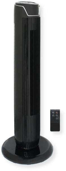 Sunpentown SF-1536BK Tower Fan with Remote, Black; 3 Fan Speeds; 3 Wind Modes; 7-hour Auto-off Timer; Easy to Read LED Display; Top-mounted Electronic Controls; Remote Controlled; Safety Thermo Protection; Integrated Carrying Handle; Simple Base Assembly Required; Package Dimension (WxDxH): 8.32
