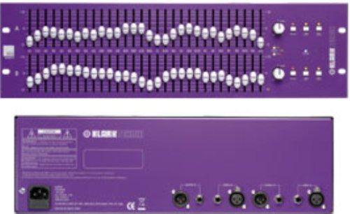 Klark Teknik SQ1G Square One Graphic Equalizer Dual-channel, 30-band 1/3 octave graphic equalizer with 45mm dust guarded faders, Covers ISO frequencies between 25Hz and 20kHz, 12dB of cut and boost per frequency band, Gain control with +6dB/-infinity range and centre detent at unity gain, High-pass filter set at 80Hz to help remove unwanted subsonic frequencies (SQ-1G SQ1-G SQ 1G)