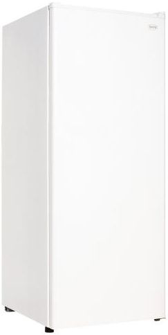 Sanyo SR1030W Frost-Free Apartment-Size Refrigerator and Freezer, White, 10.3 cu. ft. Cold Storage Capacity, Full-Range Thermostat Control, Reversible Round-Door (SR1030-W SR1030 W SR-1030W SR 1030W SR1030)