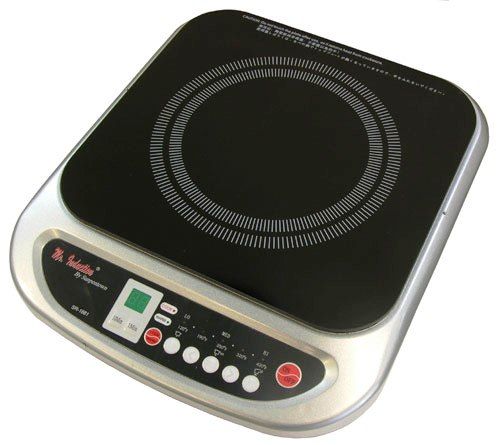 Sunpentown SR-1881S Induction Cooktop with Japan made Ceramic Surface - Silver, Auto shut-off protection, Overheat protection, Smartscan technology, Up to 99 minutes of timer setting; 3 temperature setting for COOK: Low/Medium/High (SR 1881S SR1881S SR-1881 SR1881) 
