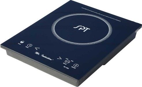 Sunpentown SR-1882 Induction Cooktop - Built-In - Countertop, Built-in or Freestanding application, Dual functions: Cook power & Warm, 120V / 60Hz Input voltage, 1650W Power consumption, 100W to 1650W Power range, 13 Keep Warm settings - 100-120-140-160-180-190-210-230-250-280-300-350-390F, Touch-sensitive panel with control lock, Up to 9 hours and 59 minutes off- timer, UPC 876840012011 (SR1882  SR-1882  SR 1882)