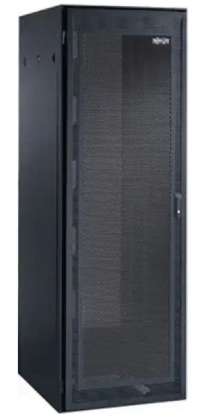 Tripp Lite SR42UB SmartRack Premium Enclosure, Organize and Secure Network Rack Equipment, 42U SmartRack enclosure with doors and side panels 4 interior vertical posts with unthreaded square hole openings, Massive front to rear ventilation capacity, Maximum usable internal depth of 37 inches/94 cm (front to rear rail) (SR-42UB SR4-2UB SR42-UB SR42U SR42)