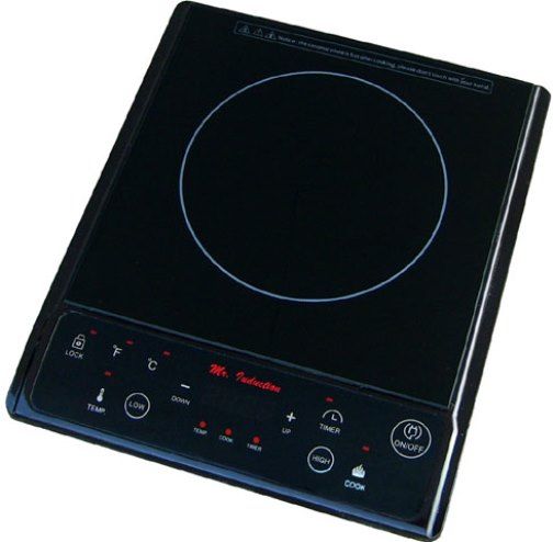 Sunpentown SR-964TB Induction Cooktop, Black, 1300W Power, Dual functions: Cook & Warm, 7 power settings (100-300-500-700-900-1100-1300W), 13 Keep Warm settings (100-120-140-160-180-190-210-230-250-280-300-350-390F), Touch-sensitive panel with control lock, Up to 8 hours timer, Micro-crystal ceramic plate, UPC 876840004474 (SR964TB SR 964TB SR-964T SR-964)