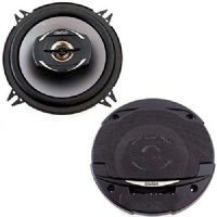 Clarion SRG1323R Two-way Car Speakers - Pair, 2 speakers System Components, Coaxial - 2-way - passive Speaker Type, 5.25" Speaker Diameter, 35 Watt Nominal Output Power, 230 Watt Max RMS Output Power, 40 - 30000 Hz Frequency Response, 4 Ohm Nominal Impedance, 91 dB Sensitivity, Strontium Magnet Type, UPC 729218020609 (SRG1323R SRG-1323-R SRG 1323 R) 