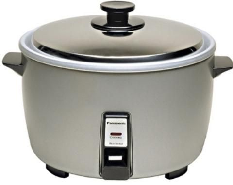 Panasonic SR-GA721 Commercial Electric 40-Cup Rice Cooker, Automatic shut-off, 2-hour keep warm, Built-in thermal safety fuse, Stainless-steel lid, Aluminum-alloy pan liner removes for quick cleanup (SR-GA721 SR GA721 SRGA721)