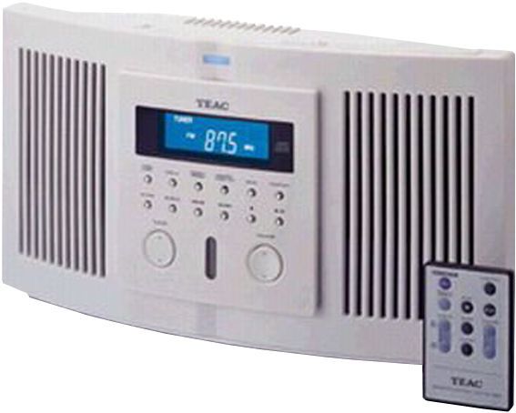 TEAC SR-L35W Tabletop or Wall-Mountable AM/FM Stereo CD System White color (SRL35W, SR-L35-W, SRL35-W, SR-L35)