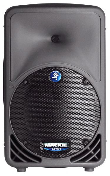 Mackie SRM350 Active 2-Way Loudspeaker System, Built-in 165-watt LF amplifier and 30-watt HF amplifier, Each, 121dB peak SPL output, 61Hz to 22kHz frequency response at -10dB, Active electronics provide built-in equalization, phase alignment, crossover and protection circuitry (SRM350    SRM-350) 