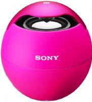 Sony SRS-BTV5/PINK Bluetooth Wireless Speaker System with NFC, Integrated Audio Amplifier, Bluetooth, Near Field Communication Connectivity Interfaces, Microphone Built-in Devices, Hands-free calls capability Additional Features, For use with Sony XPERIA acro S, Ion, L, M, M dual, P, S, SL, SP, T, TL, TX, Z, Z1, Z1S, ZL, UPC 027242860155 (SRS BTV5 PINK SRSBTV5PINK SRS-BTV5-PINK SRSBTV5 SRS-BTV5 SRS BTV5) 