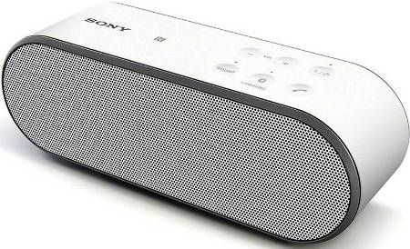 Sony SRS-X2/WH Portable Wireless Speaker with Bluetooth, White; Powerful, stereo sound with 20 Watts of power; Great sounding music in one step with ClearAudio+; Easy Bluetooth connectivity with one-touch listening via NFC; Lightweight, portable design; Wide Stereo Mode for an immersive stereo sound; Bass-reflex design delivers rich, full sound; UPC 027242880474 (SRSX2WH SRS-X2-WH SRS-X2WH SRS-X2)