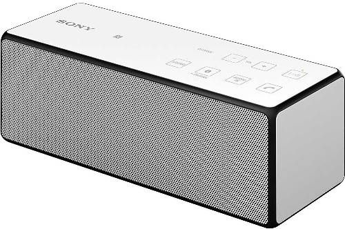 Sony SRS-X3/WH Wireless Speaker with NFC and Bluetooth, White; Lightweight, portable design; Rich bass from dual passive radiators; Easy Bluetooth connectivity with NFC One-touch; Great-sounding music in one step with ClearAudio+; One-touch listening to play instant music; Up to 7 hours of battery life; Two 10W Full Range Speakers; UPC 027242880450 (SRSX3WH SRSX3/WH SRS-X3-WH SRS-X3)