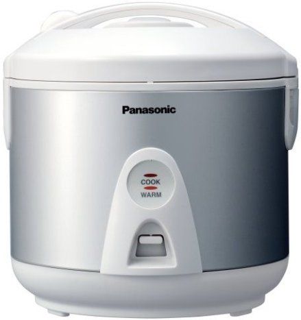 Panasonic SRTEG18 Rice Cooker and Steamer with Domed Lid, 10 Cup Rice Cooker and Steamer with Domed Lid, Domed Lid prevents water drops from falling on rice, 12 Hour Keep Warm feature will keep food warm, Non Stick Coated Pan for easy cleaning (SRTEG-18 SRTEG 18)