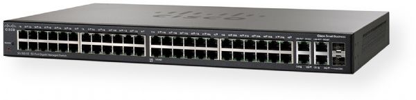 Cisco SRW2048-K9-NA Model SG300-52 Small Business 300 Series 50-Port Managed Switch with 2 Combo mini-GBIC, Capacity in Millions of Packets per Second 77.38 mpps, Switching Capacity in Gigabits per Second 104.0 Gbps, 16 MB Flash, 128 MB CPU memory, Advanced security protects business assets, Replaced Linksys SRW2048 (SRW2048K9NA SRW2048K9-NA SRW2048-K9NA SRW2048 K9-NA SG30052 SG300 52)