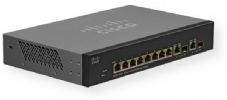 Cisco SRW208MP-K9 Model SF302-08MP 8-Port 10 100 Max PoE Managed Switch with GB Uplinks; 8 10/100 Maximum PoE ports with 124W power budget, 2 combo mini-GBIC ports; Embedded security to protect management data traveling to and from the switch and encrypt network communications (SRW208MPK9 SRW208MP K9 SRW-208MP-K9 SF30208MP SF302 08MP) 