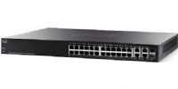 Cisco SRW224G4-K9 Model SF300-24 24-Port 10 100 Managed Switch with Gigabit Uplinks; 24 10/100 ports, 2 10/100/1000 ports, 2 combo mini-GBIC ports; Embedded security to protect management data traveling to and from the switch and encrypt network communications (SRW224G4K9 SRW224G4 K9 SRW-224G4-K9 SF30024 SF300 24) 