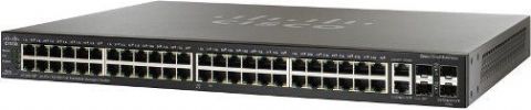 Cisco SRW248G4-K9 Model SF300-48 48-Port 10 100 Managed Switch with Gigabit Uplinks; 48 10/100 ports, 2 10/100/1000 ports, 2 combo mini-GBIC ports; Embedded security to protect management data traveling to and from the switch and encrypt network communications (SRW248G4K9 SRW248G4 K9 SRW-248G4-K9 SF30048 SF300 48) 