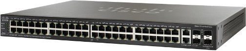 Cisco SRW248G4-K9 Model SF300-48 48-Port 10 100 Managed Switch with Gigabit Uplinks; 48 10/100 ports, 2 10/100/1000 ports, 2 combo mini-GBIC ports; Embedded security to protect management data traveling to and from the switch and encrypt network communications (SRW248G4K9 SRW248G4 K9 SRW-248G4-K9 SF30048 SF300 48)