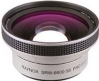 Raynox SRW-6600-LE Wideangle 0.66X Lens with Limited Zoom Capability, Silver, 3G/3E Optical coated glass elements lens construction, 72mm Front filter size, Mounting threads 58mm (SRW6600LE SRW6600-LE SRW-6600LE SRW-6600 SRW6600 SRW-6600-58LE) 