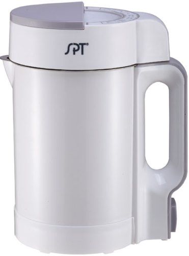 Sunpentown SS-213 Automatic Soymilk Maker; 1.3 liters (5.5 cups) capacity; Fully automatic, micro-processor controlled with 7 pre-programmed functions; Stainless steel x-blade: four cutting surfaces for a thorough grind; Stainless steel pitcher with thermo-plastic outliner for safe handling; LED indicator and sound alert signals; UPC 876840004924 (SS213 SS 213)