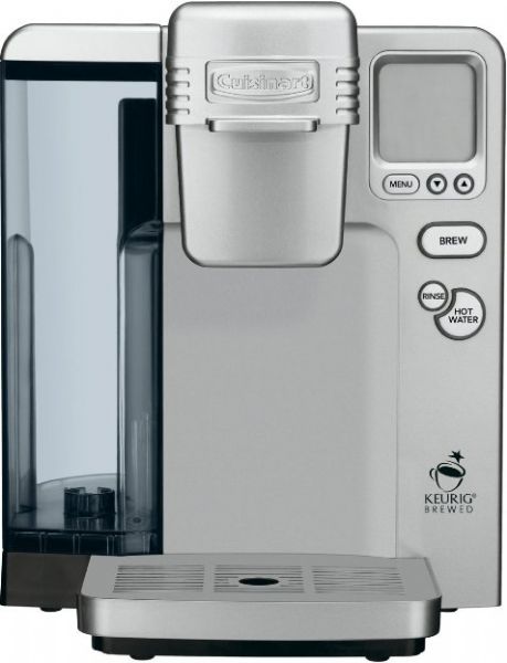 Cuisinart SS-700 Single Serve Brewing System, Large 80-ounce removable water reservoir eliminates the need for frequent refills, 5 cup sizes, including iced beverage setting and removable drip tray for tall travel mugs, Fully programmable blue backlit LCD with digital clock, auto on/off, and adjustable temperature (SS700 SS-700 SS 700)