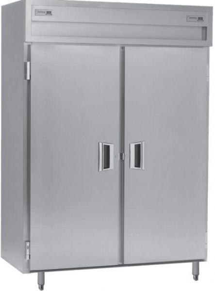 Delfield SSDFP2-S Stainless Steel Solid Door Dual Temperature Reach In Pass-Through Refrigerator / Freezer - Specification Line, 15 Amps, 60 Hertz, 1 Phase, 115 Volts, Doors Access, 49.92 cu. ft. Capacity, 24.96 cu. ft. Capacity - Freezer, 24.96 cu. ft. Capacity - Refrigerator, Swing Door Style, Solid Door, 1/2 HP Horsepower - Freezer, 1/4 HP Horsepower - Refrigerator, 2 Number of Doors, 6 Number of Shelves, 2 Sections, UPC 400010728589 (SSDFP2-S SSDFP2 S SSDFP2S)