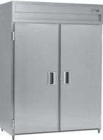 Delfield SSF2-S Stainless Steel Two Section Solid Door Reach In Freezer - Specification Line, 14.3 Amps, 60 Hertz, 1 Phase, 115 Volts, Doors Access, 52 cu. ft. Capacity, Swing Door, Solid Door, 3/4 HP Horsepower, Freestanding Installation, 2 Number of Doors, 6 Number of Shelves, 2 Sections, 6" adjustable stainless steel legs, 52" W x 30" D x 58" H Interior Dimensions, UPC 400010730568 (SSF2-S SSF2 S SSF2S) 