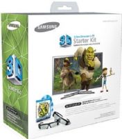 Samsung SSG-P2100S 3D Glass Starter Kit, Included: Shrek, Shrek 2 and Shrek the Third 3D Blu-ray Discs, 2 pairs of 3D active glasses, Mail-in voucher and Owner's manual, Fits with select Samsung HDTVs 750 series LCD models, 7000, 7100, 8000 and 9000 series LED models and 490, 680, 7000 and 8000 series plasma models (SSGP2100S SSG P2100S SSGP-2100S SSG-P2100) 