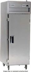 Delfield SSH1-S Stainless Steel Solid Door Single Section Reach In Heated Holding Cabinet - Specification Line, 9 Amps, 60 Hertz, 1 Phase, 120/208-240 Voltage, 1,080 - 2,160 Watts, Full Height Cabinet Size, 24.96 cu. ft. Capacity, Stainless Steel Construction, Thermostatic Control, Solid Door, Shelves Interior Configuration, 1 Number of Doors, 1 Sections, Insulated, 6" adjustable stainless steel legs, UPC 400010728794 (SSH1-S SSH1 S SSH1S) 