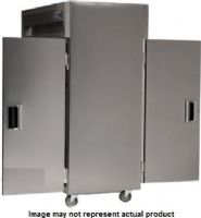 Delfield SSHPT1-S Solid Door Single Section Reach In Pass-Through Heated Holding Cabinet - Specification Line, 9 Amps, 60 Hertz, 1 Phase, 120/208-240 Voltage, 1,080 - 2,160 Watts Wattage, Full Height Cabinet Size, 26.96 cu. ft. Capacity, Stainless Steel Construction, Thermostatic Control, Solid Door, Shelves Interior Configuration, 2 Number of Doors, 1 Sections, 6" adjustable stainless steel legs, UPC 400010729340 (SSHPT1-S SSHPT1 S SSHPT1S) 