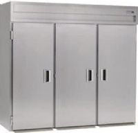 Delfield SSHRI3-S Stainless Steel Three Section Solid Door Roll In Heated Holding Cabinet - Specification Line, 17.8 Amps, 60 Hertz, 1 Phase, 120/208-240 Voltage, 1,080 - 2,160 Watts, Full Height Cabinet Size, 113.28 cu. ft. Capacity, Stainless Steel Construction, Thermostatic Control, Solid Door, Interior Configuration - Pan Rack Compatible, 2 Number of Doors, 2 Sections, Accommodates one 28.50" x 27.25" x 72" pan rack, UPC 400010732487 (SSHRI3-S SSHRI3 S SSHRI3S)  