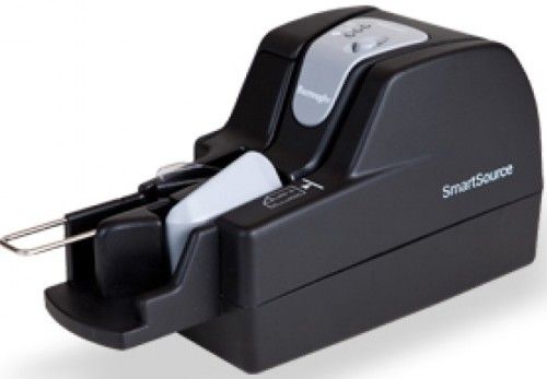 Burroughs SSP155100-PKA SmartSource Professional Check Scanner; Up to 300 DPI output resolution; Patented magnetic head reads E13B/CMC7 fonts; MICR read complemented with OCR processing (MOCR) for increased accuracy; Document throughput of 55 documents per minute (dpm); Infrared double-feed detection (SSP155100PKA SSP155100 PKA SSP-155100-PKA)