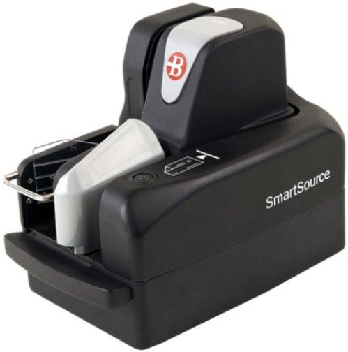 Burroughs SSP1-ELITE155 SmartSource Professional Elite Check Scanner, Provides the speed necessary to process large deposits, Document throughput of 55 or 155 documents per minute, 150 item pocket capacity, Automatic Document Feeder, Up to 100 item hopper capacity, Automatically opens for ease of use, Double document detection (SSP1ELITE155 SSP1-ELITE-155 SSP1 ELITE155)