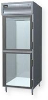 Delfield SSR1S-GH Stainless SteelOne Section Glass Half Door Shallow Reach In Refrigerator - Specification Line, 6 Amps, 60 Hertz, 1 Phase, 115 Volts, Doors Access, 18 cu. ft. Capacity, Swing Door Style, Glass Door, 1/4 HP Horsepower, Freestanding Installation, 2 Number of Doors, 3 Number of Shelves, 1 Sections, 6" adjustable stainless steel legs, 25" W x 30" D x 58" H Interior Dimensions, UPC 400010726370 (SSR1S-GH SSR1S GH SSR1SGH) 