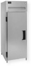 Delfield SSRPT1S-S Stainless Steel One Section Solid Door Shallow Pass-Through Refrigerator - Specification Line, 6.8 Amps, 60 Hertz, 1 Phase, 115 Volts, 18.25 cu. ft. Capacity, Swing Door Style, Solid Door, 1/3 HP Horsepower, 2 Number of Doors, 3 Number of Shelves, 1 Sections, 6" adjustable stainless steel legs, 25" W x 31" D x 58" H Interior Dimensions, UPC 400010730001 (SSRPT1S-S SSRPT1S S SSRPT1SS) 