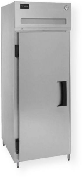 Delfield SSRPT1S-S Stainless Steel One Section Solid Door Shallow Pass-Through Refrigerator - Specification Line, 6.8 Amps, 60 Hertz, 1 Phase, 115 Volts, 18.25 cu. ft. Capacity, Swing Door Style, Solid Door, 1/3 HP Horsepower, 2 Number of Doors, 3 Number of Shelves, 1 Sections, 6