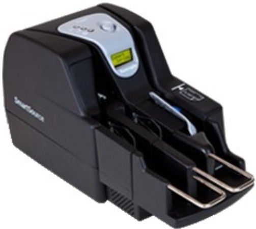 Burroughs SSX155100-PKA SmartSource Expert Check Scanner, Document throughput of 55 documents per minute (dpm), Up to 100 item hopper capacity, Automatic Document Feeder, Double document detection, Front and rear image capture at 300 dots per inch (dpi), Ethernet 10/100 Base-T, USB 2.0 high-speed (SSX155100PKA SSX155100 PKA SSX-155100-PKA)