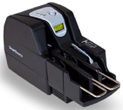 Burroughs SSX2120100-PKA Expert Series Check Scanner; 120 Documents Per Minute; 100 Item Feeder; 2 Pockets; USB 2.0 and Ethernet 10/100 base T communication interfaces; 300 dpi scanner resolution; Color and black and white scanning capabilities (SSX2120100PKA SSX-2120100-PKA SSX-212-0-100-PKA SSX 212 0 100 PKA)